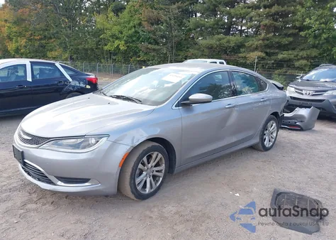 2015 Chrysler 200 Limited из США, поврежденный, VIN 1C3CCCAB7FN559602